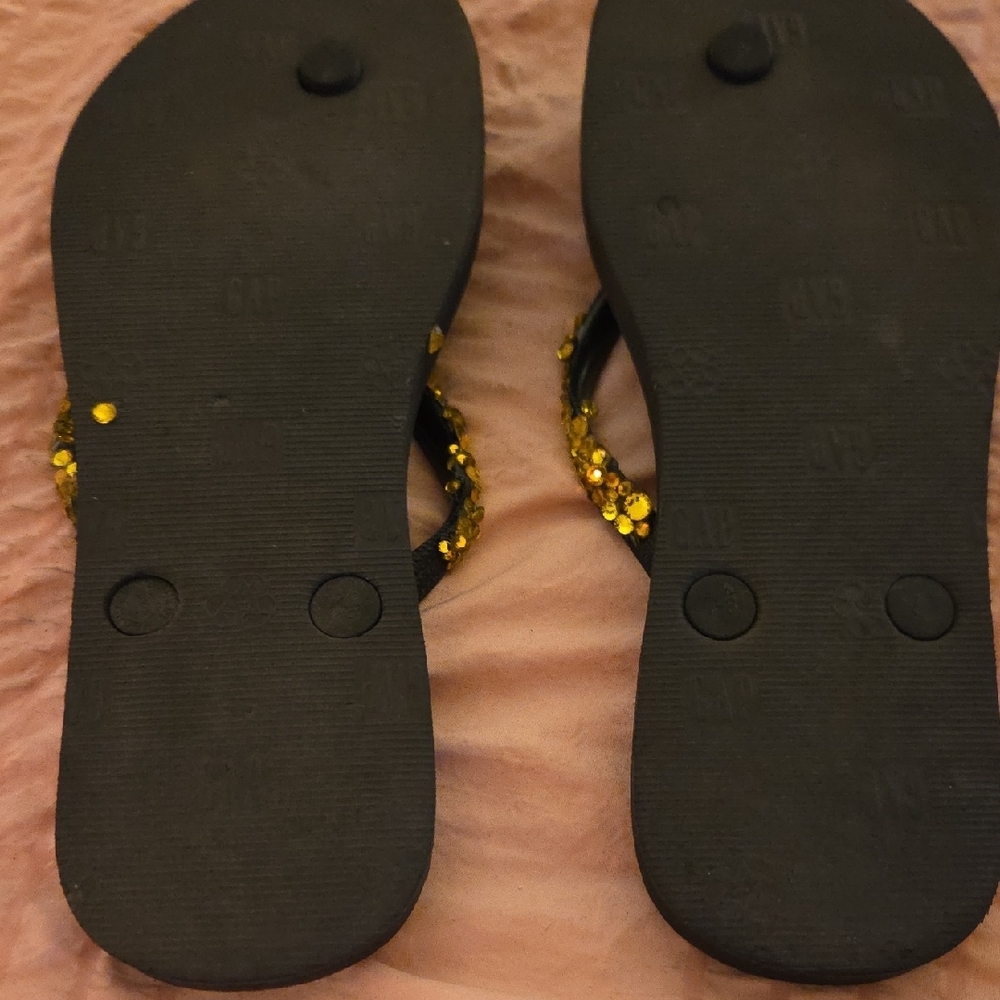 GAP Black and Yellow Sandals - Picture 2 of 2